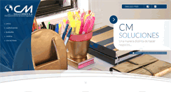 Desktop Screenshot of cmsolucionescr.com