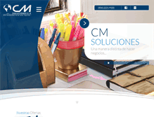 Tablet Screenshot of cmsolucionescr.com